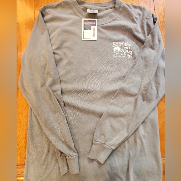 Southern Fried Cotton Grey Muck Truck Long Sleeve Tee - Picture 5 of 5
